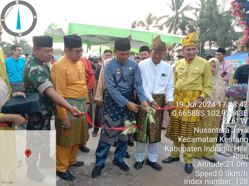Danramil 09/Kmg Hadiri Pembukaan MTQ Ke-32 Tingkat Kecamatan Keritang