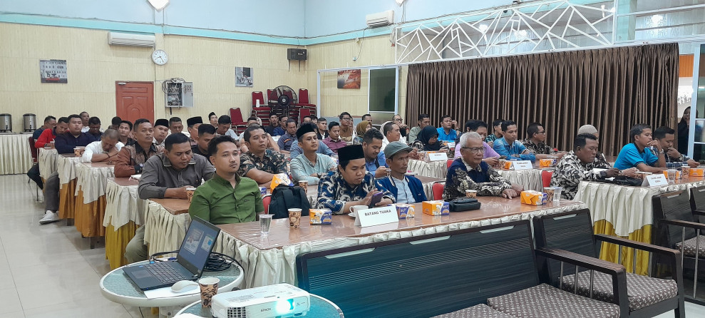 Badan Panwaslu Kabupaten Indragiri Hilir Ikuti Kegiatan Penguatan Kapasitas Pengawasan Pemuktahiran dan Penyusunan Daftar Pemilih