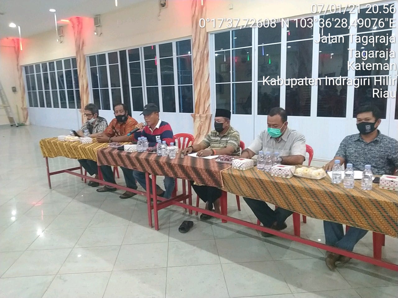 Danramil 06/Kateman Sampaikan ini Saat Rapat Tindak Lanjut Pedagang Kaki Lima di Tagaraja