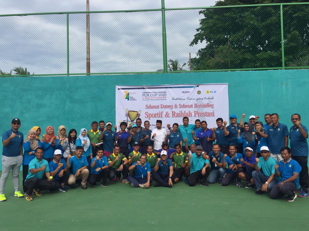 Stakeholder Pln Adakan Turnamen Tenis Di Provinsi Kepulauan Riau