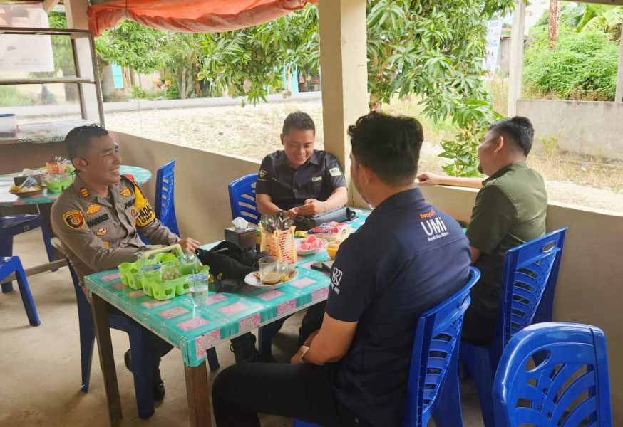 Kapolsek Kempas Ajak Pegawai Bank, Gunakan Hak Pilih pada Pilkada 2024