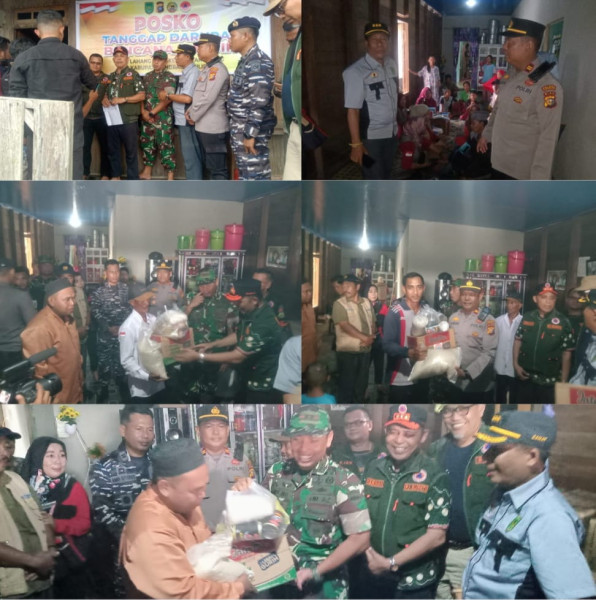 Pemberian Bantuan Sembako dan Pemeriksaan Kesehatan terhadap warga Desa Lahang hulu Kecamatan Gaung