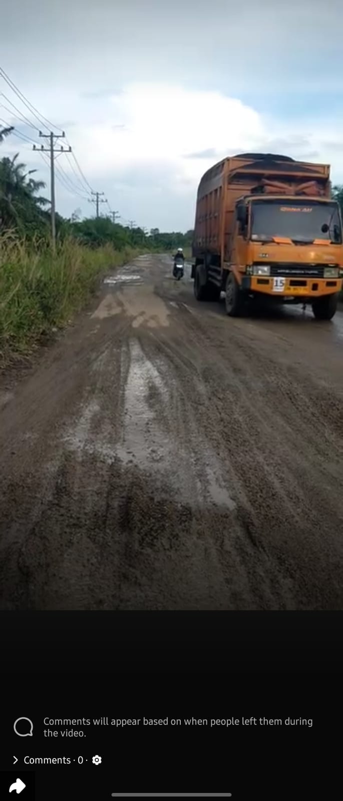 Kerusakan Jalan Sungai Rawa Berulang, Warga Desak Stop Oprasional Truk ODOL PT Ekasapta Paramita Energi