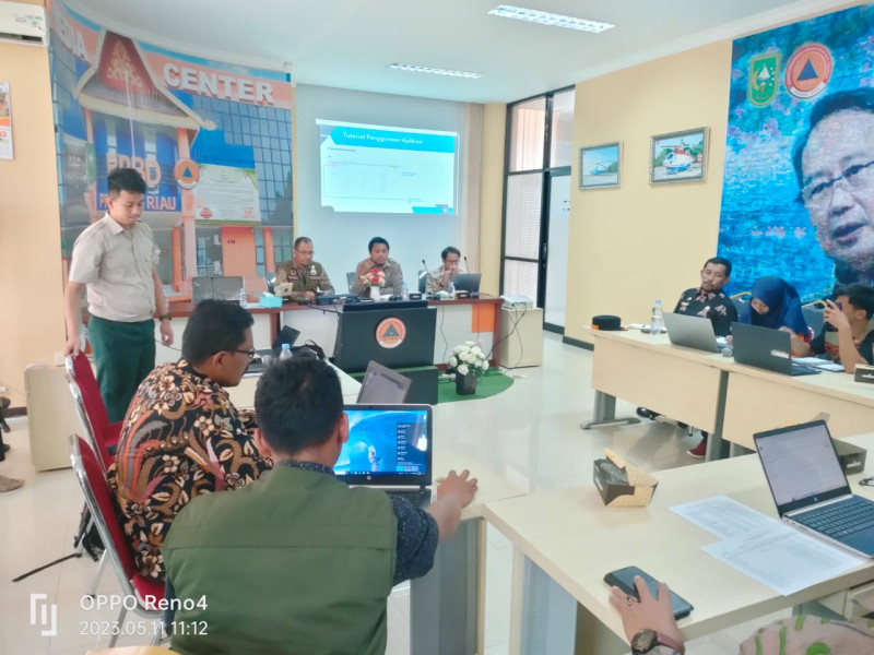 Kalaksa BPBD Bengkalis Hadiri Rapat Koordinasi Bersama BNPB