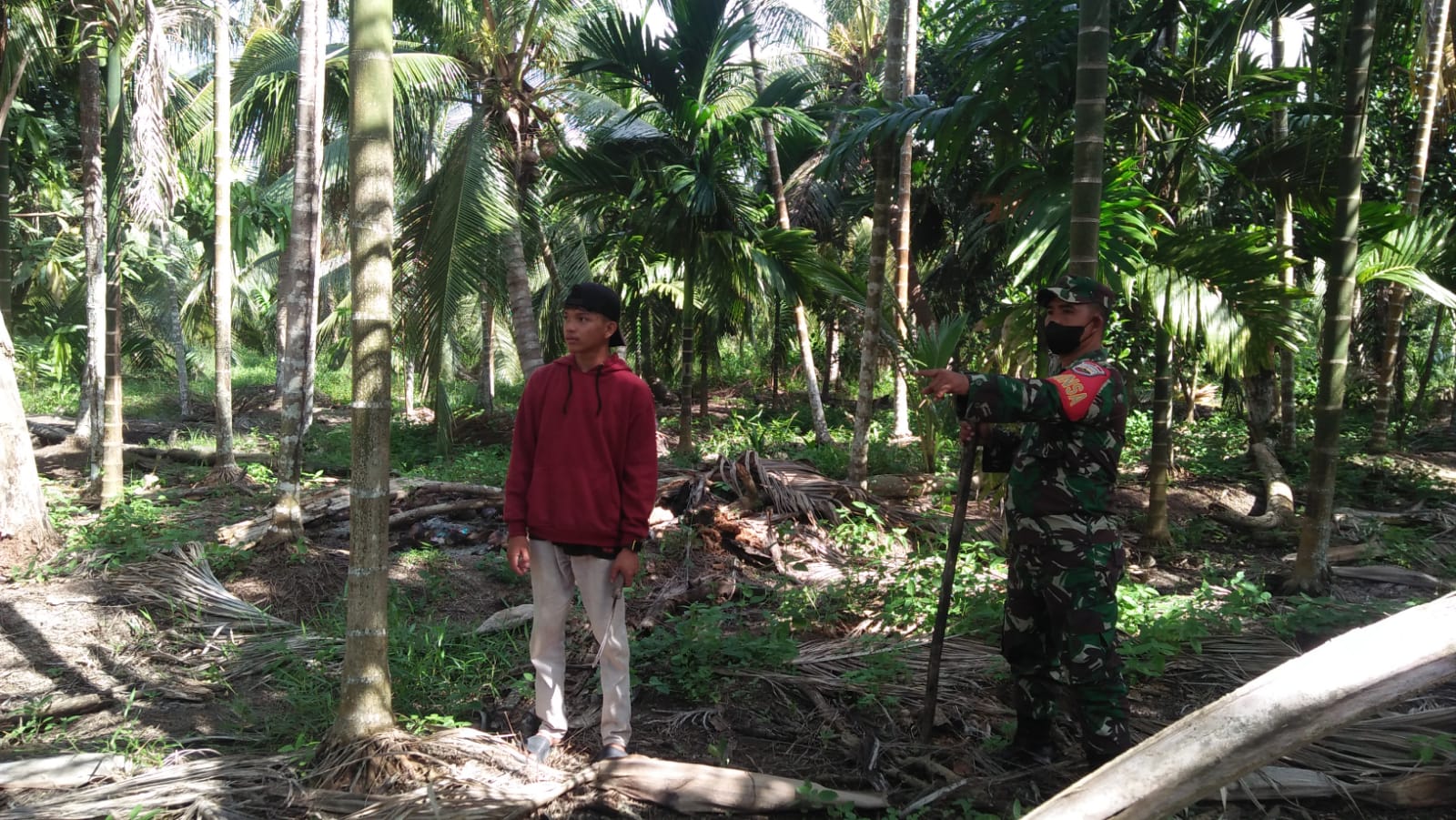 Antisipasi Karhutla, Babinsa Koramil 04/Kuindra Semakin Gencar Patroli Karhutla