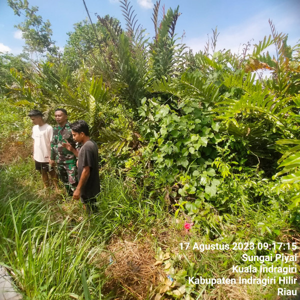 Babinsa Koramil 04/Kuindra Terus Cegah Kebakaran Melalui Patroli Rutin