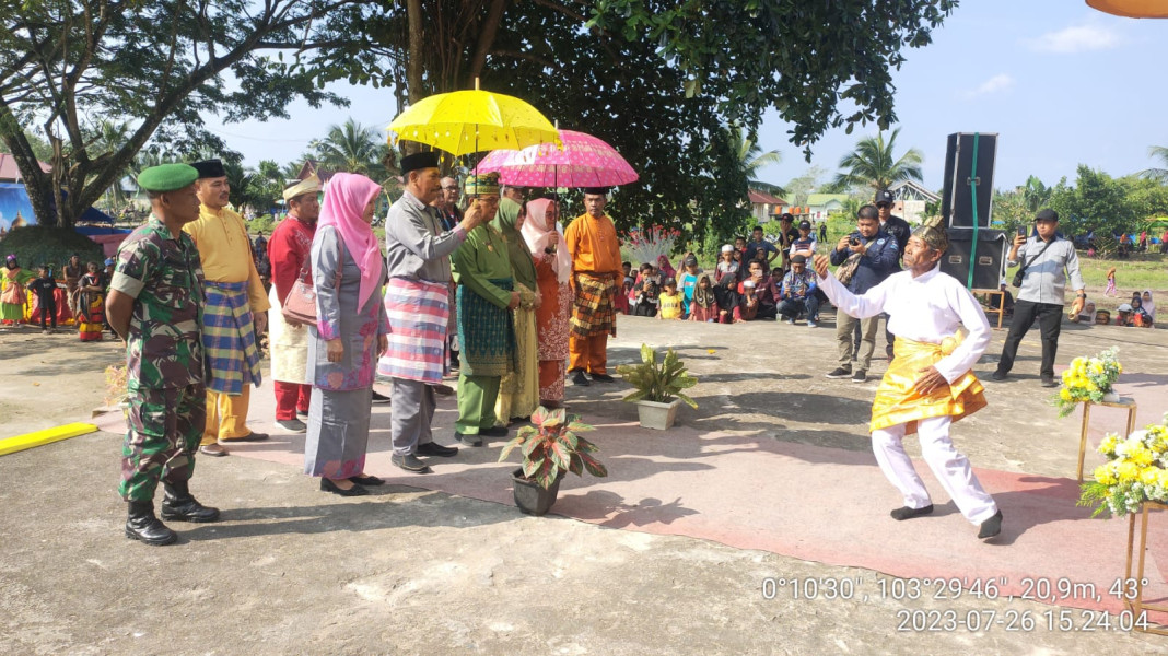 Danramil 10/Pelangiran Hadiri Pelepasan Pawai Ta'aruf Sekaligus Pembukaan Gebyar DMIJ Plus Terintegrasi