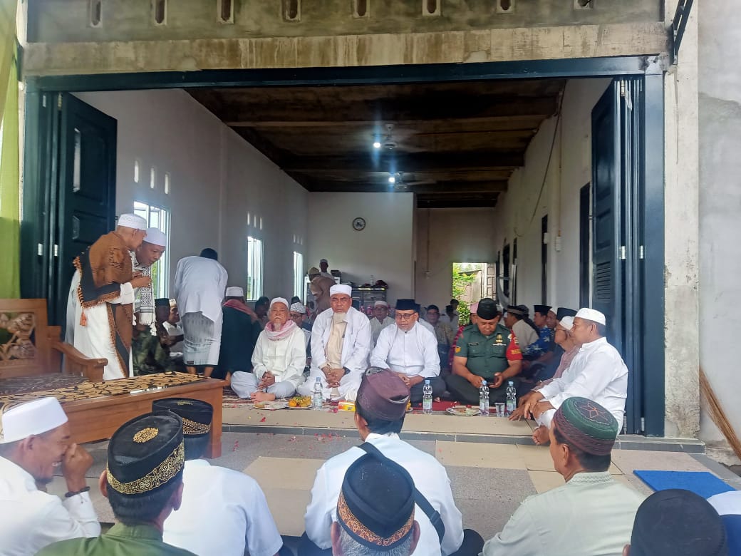 Babinsa 03/Tpl Serka Faisal Hadiri acara Maulid Nabi Muhammad Di Kediaman Toga H. Muhammad Ramli