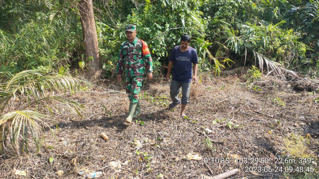 Sosialisasi Bahaya Narkoba Bersama Babinsa Koramil 10/Pelangiran