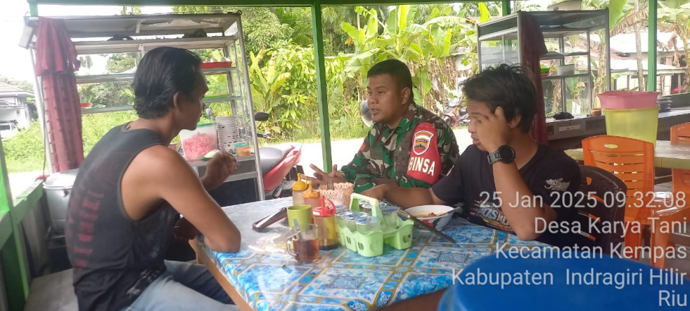 Babinsa Koramil 03/Tpl Fokus Sosialisasi Rekrutmen Tamtama TNI-AD 2025