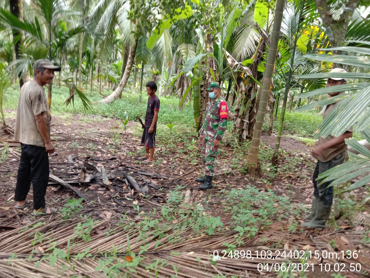 Patroli Karlahut Gencar Dilaksanakan Babinsa Koramil 12/Batang Tuaka 