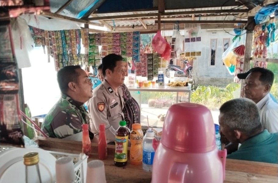 Babinsa Koramil 05/GAS Kodim 0314/Inhil Sertu Guntur Laksanakan Komsos Bersama Warga Binaan