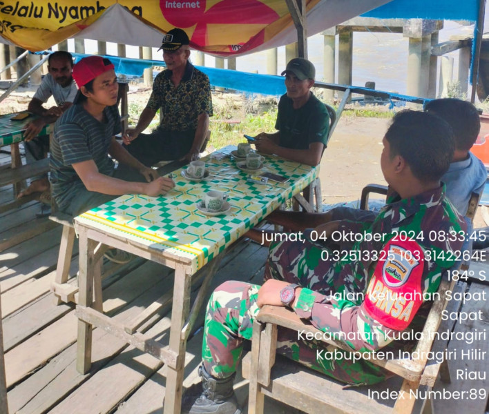 Babinsa Koramil 04/Kuindra Himbau Masyarakat Untuk Ciptakan Hidup Bertoleransi Antar Sesama