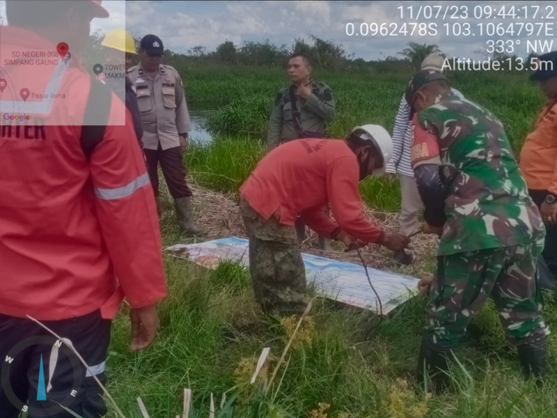 Tingkatkan Pengawasan Karlahut, Babinsa Koramil 05/Gas Serda Guntur Laksanakan Patroli Gabungan