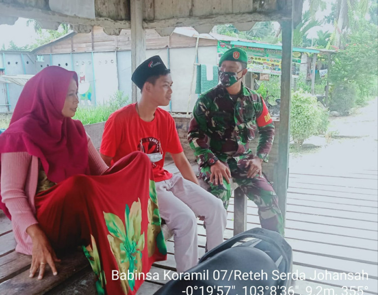 Berikan Informasi Tentang Keamanan dan Ketertiban Desa Bersama Koramil 07/Reteh