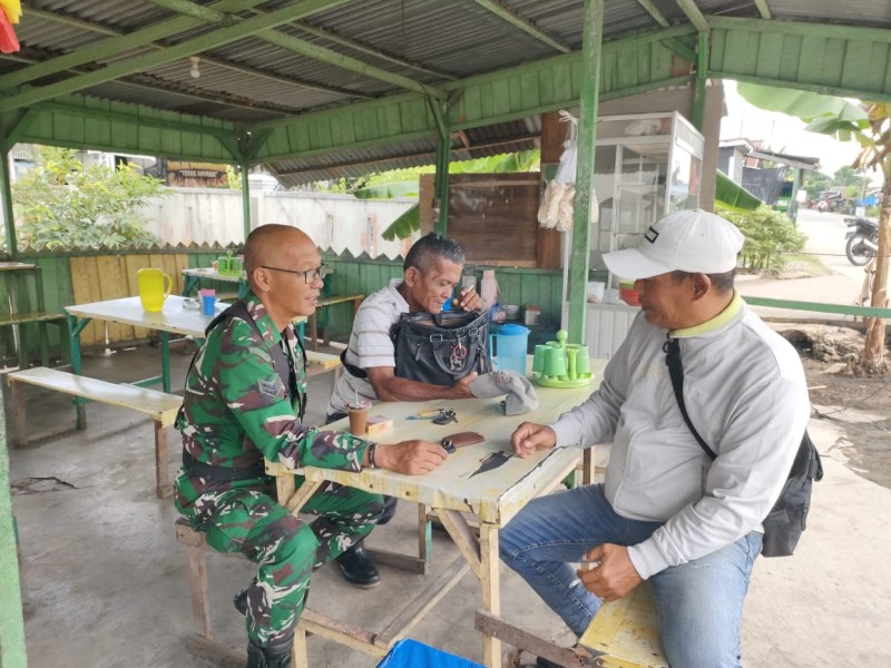 Sertu Ichlas Manalu: Jalin Komsos, Perkuat Kampung Pancasila di Sungai Salak