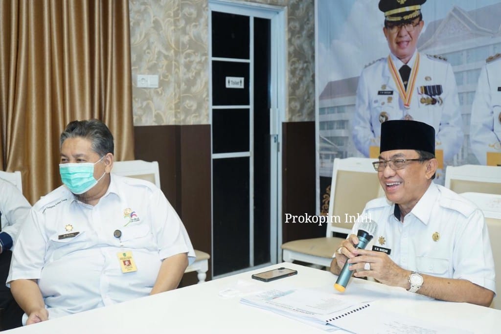 Didampingi Sekda Afrizal, Bupati Wardan Hadiri Webinar Agro Estate Kelapa