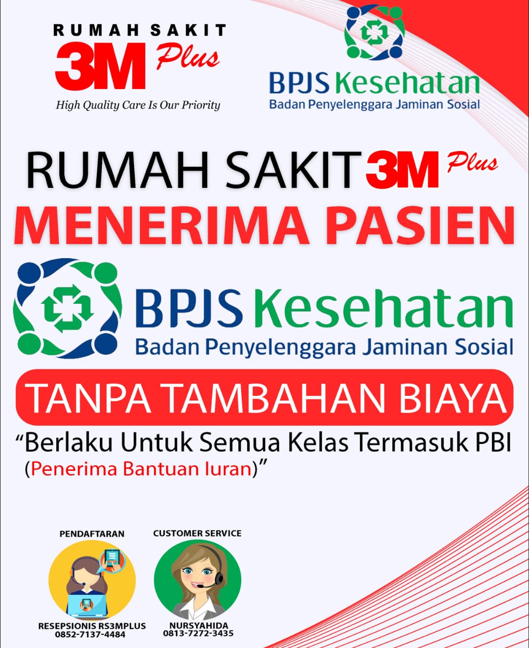 100 Persen Gratis, Yuk Berobat ke RS 3M Plus Pakai BPJS Kesehatan