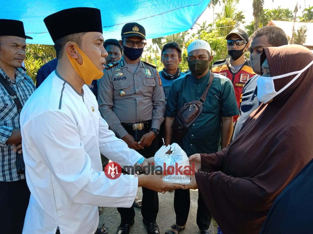 3 Desa & 1 Kelurahan di Gaung Anak Serka  Bantu Ringankan Beban Korban Kebakaran