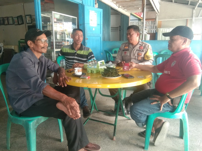 Sosialisasi Dan Himbauan Pilkada Damai di Wilkum Polsek Gaung dalam rangka 'Ops Mantap Praja Tahun 2024'