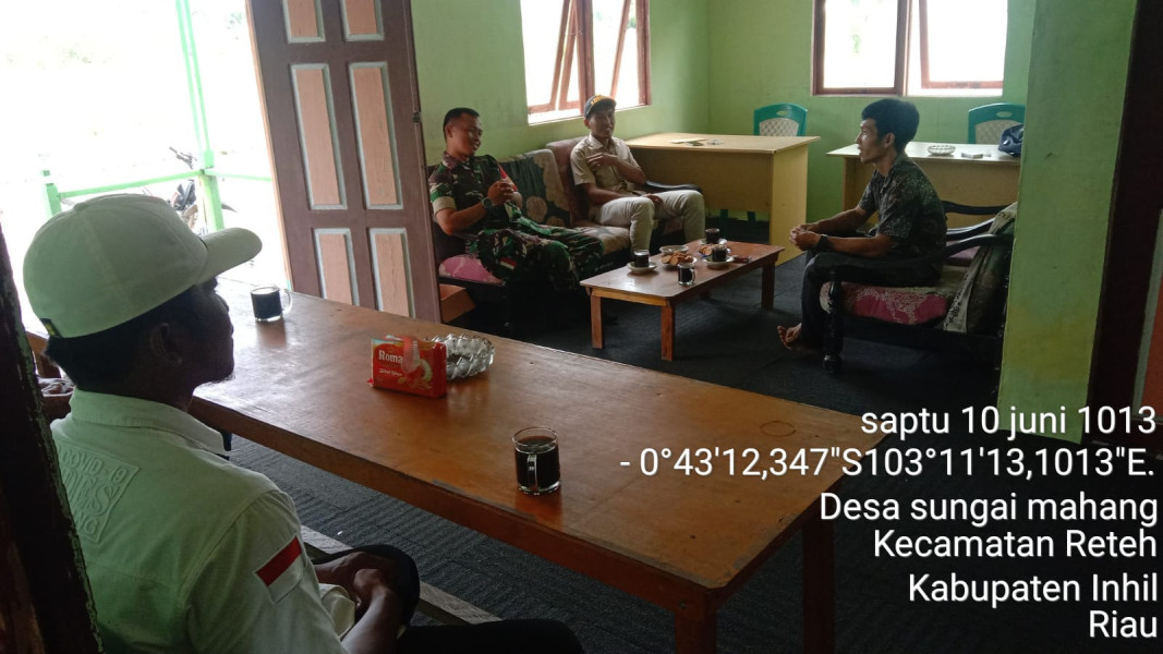 Serda M. Tahir Rutin Komsos Bersama Warga di Sungai Mahang