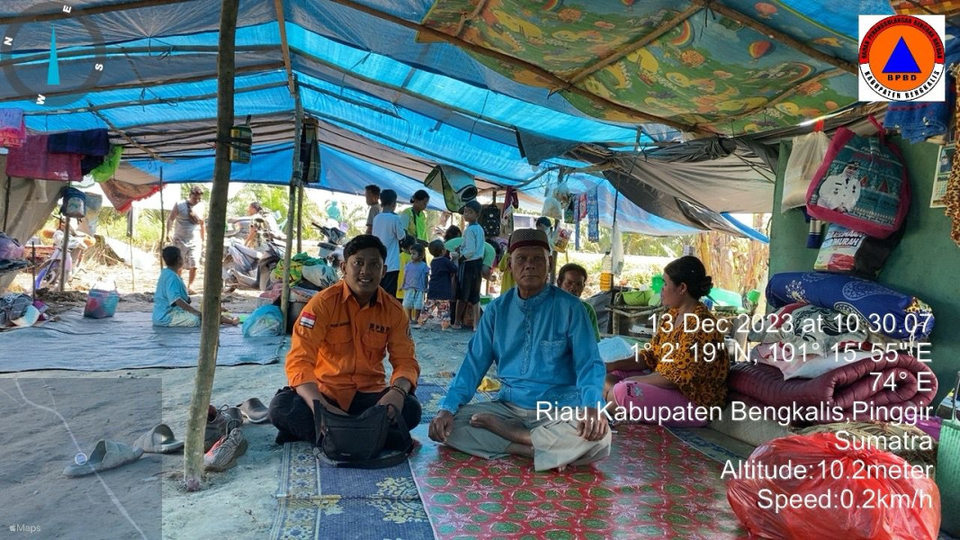 Banjir, 45 KK Warga Dusun Batang Ketumba Desa Pangkalan Ribut Dilakukan Pendataan