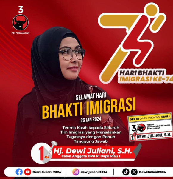 Dewi Juliani : Peringatan Hari Bhakti Imigrasi Bentuk Penghargaan dan Pengakuan Peran Strategis Keimigrasian