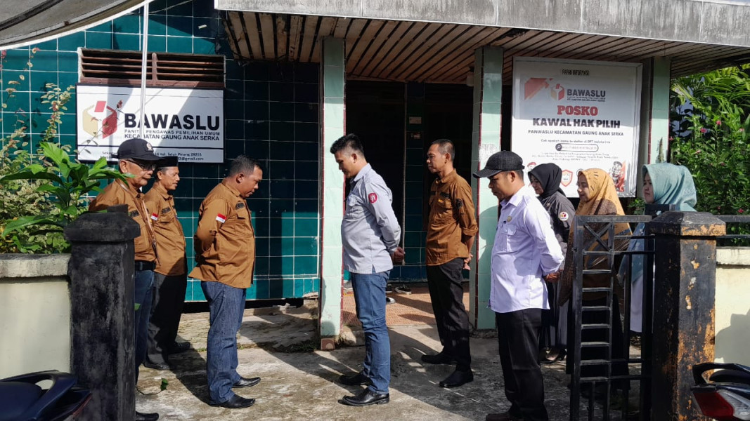 Jaga Kekompakan Panwaslu Kecamatan Gaung Anak Serka Rutin Gelar Apel Pagi