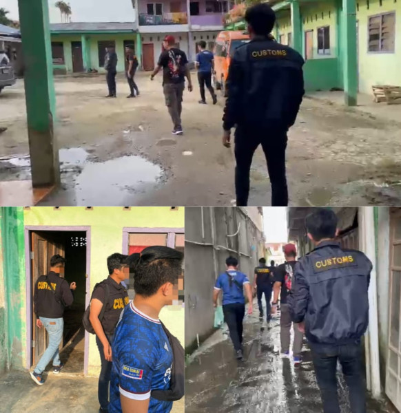 Bea Cukai Sidak Gudang di Tembilahan yang Diduga Menyimpan Rokok Tanpa Cukai