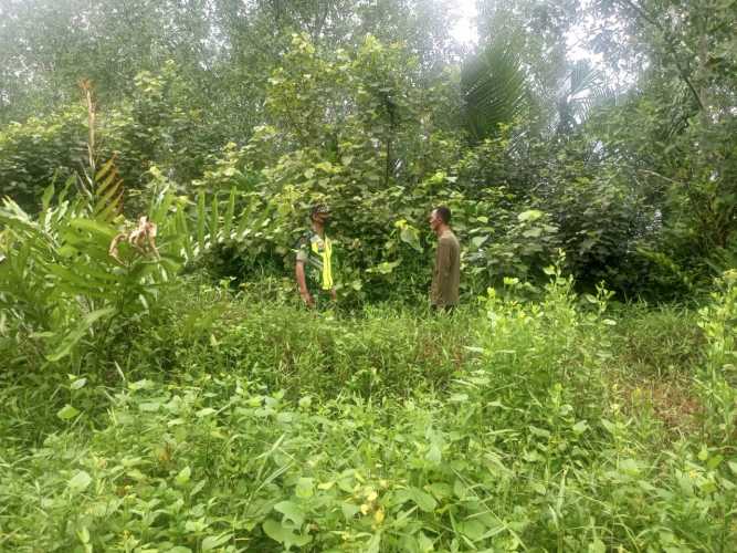 Babinsa Koramil 04/Kuindra Peduli Terhadap Lingkungan Sekitar Masyarakat