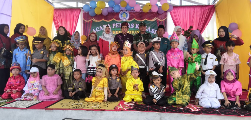 Ini Pesan Babinsa 03/Tpl Di Perpisahan PAUD Bunda Prima