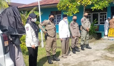 Satpol PP Kecamatan Tempuling Lakukan Pengamanan Peringatan Isra Mi’raj di Sungai Salak