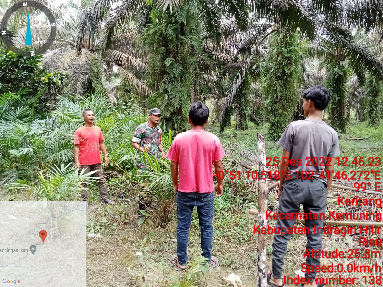 Rutin Patroli dan Sosialisasi Karlahut Bersama Babinsa Koramil 09/Kemuning