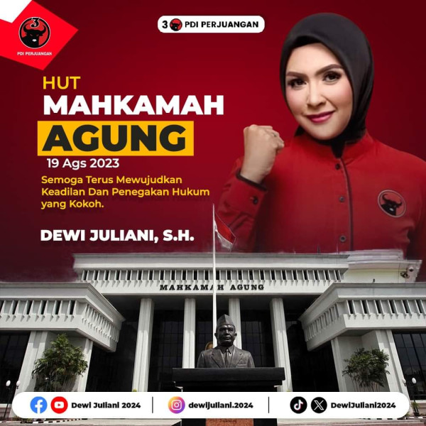 Hut Mahkamah Agung RI, Dewi Juliani, Dalam Usia yang Semakin Matang, Semoga Mahkamah Agung Terus Menjadi Pilar Keadilan yang Kuat