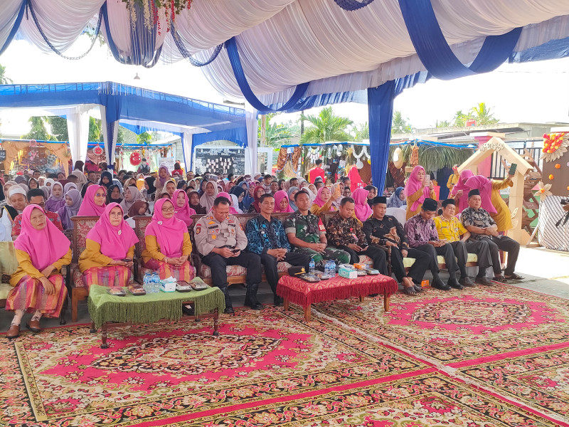 Babinsa Koramil 03/Tpl Hadiri Acara Pelepasan Siswa Siswi Kelas IX SMPN 1 Tempuling