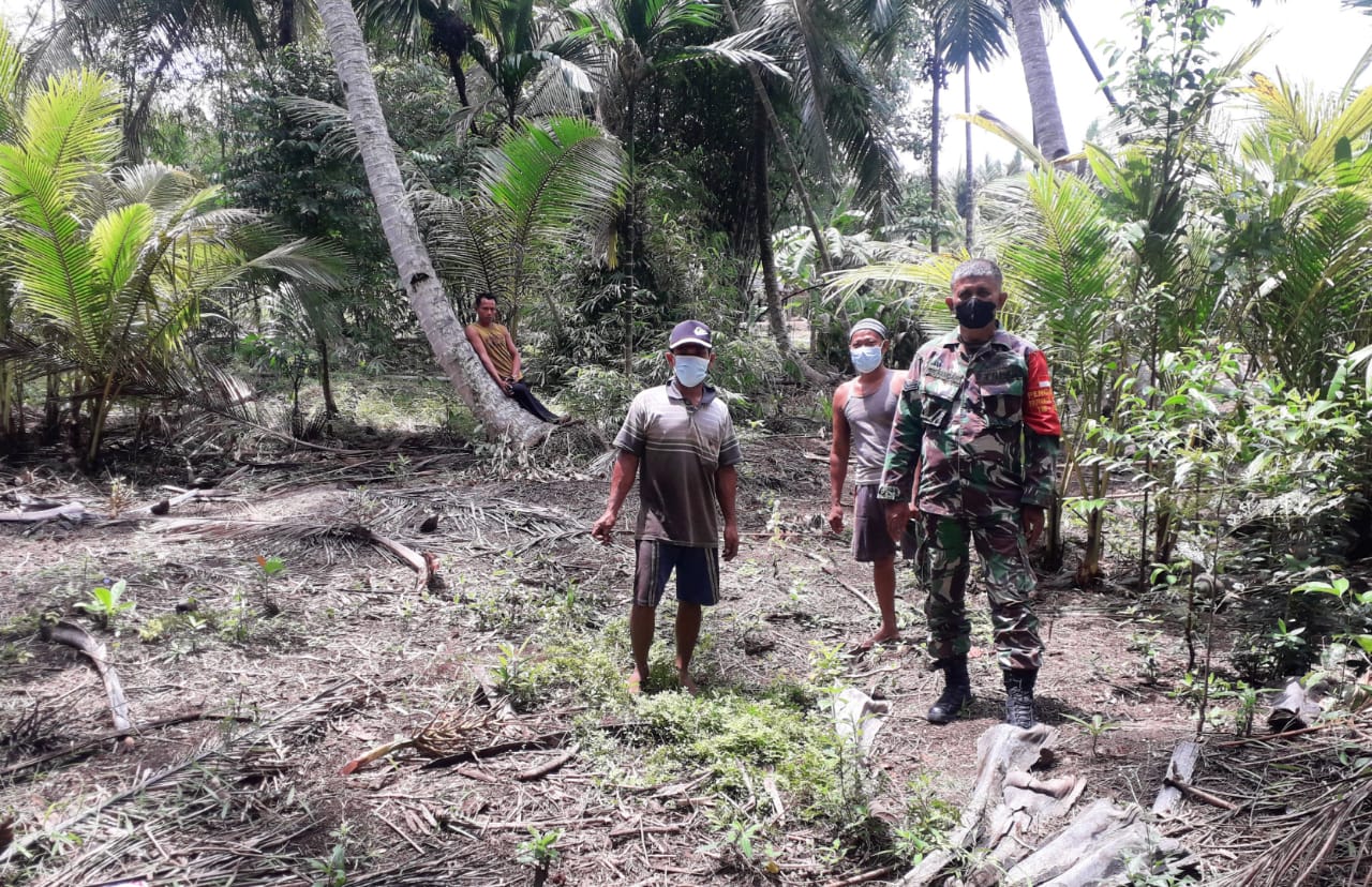 Sebagai Upaya Pencegahan Terjadinya Karhutla, Patroli Dilakukan Koramil 04/Kuindra