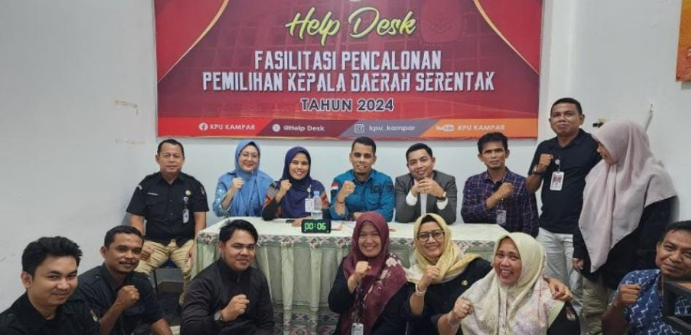 KPU Sampaikan Tidak Ada Calon Pilkada Kampar Maju Melalui Jalur Independen