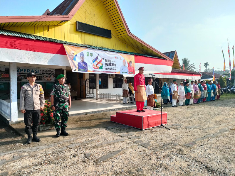 Babinsa 03/Tpl Hadiri Undangan HUT Provinsi Riau Ke-66 Tahun