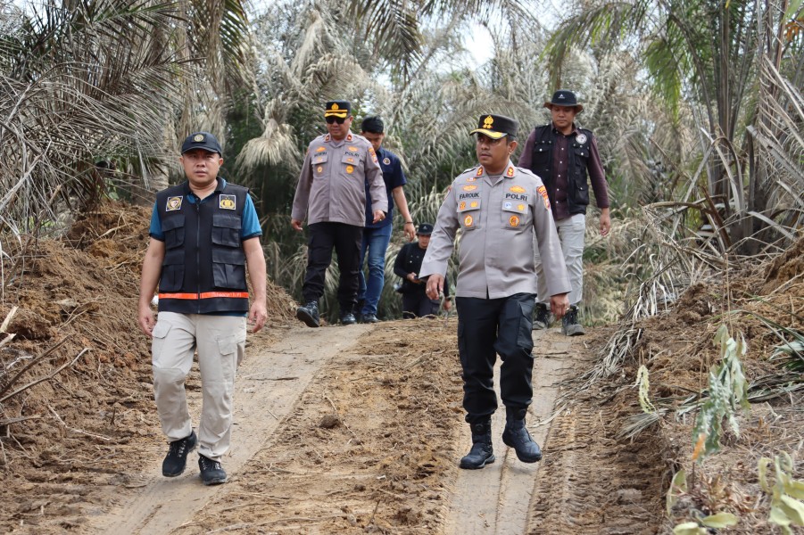 Polres Inhil Gandeng Bidlabfor Polda Riau, Selidiki Dugaan Ledakan Pipa Gas PT TGI