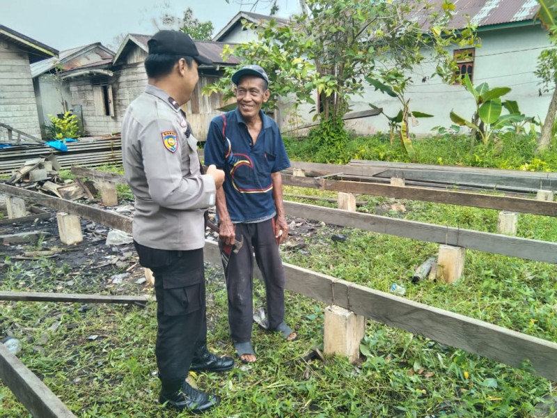 Melalui Giat Sambang, Bhabinkamtibmas Sampaikan Himbauan Kamtibmas