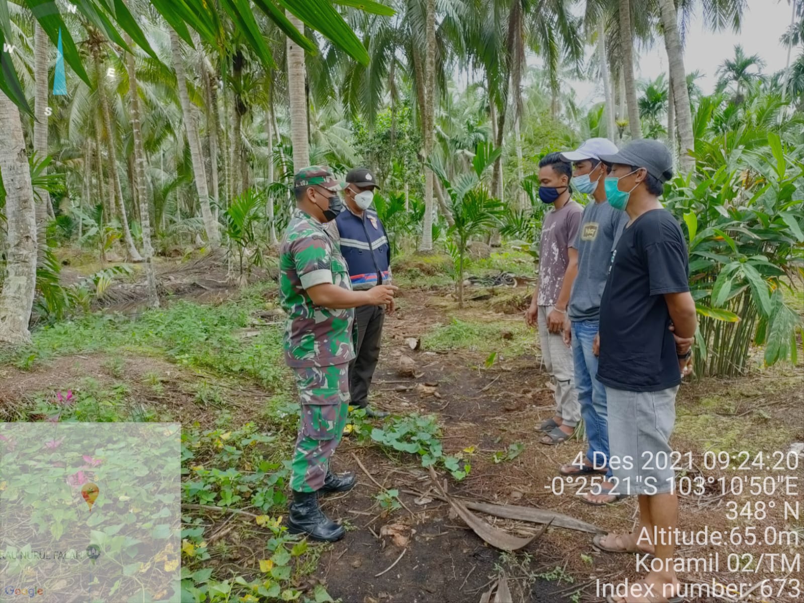 Patroli Karhutla di Parit Sinar Harapan Kembali Dilakukan Babinsa 02/Tanah Merah