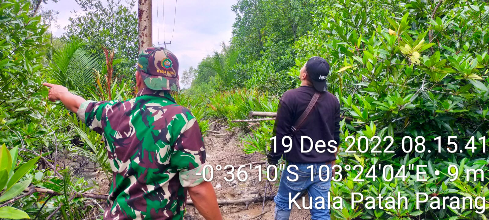 Daerah Rawan dan Sosialisasi Karlahut Bersama Babinsa Koramil 07/Reteh