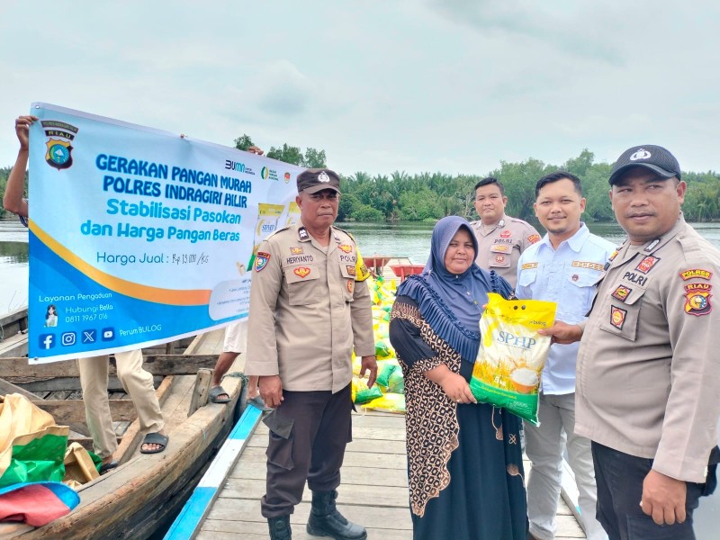 Polsek Gaung Laksanakan Gerakan Pangan Murah untuk Stabilisasi Harga Beras