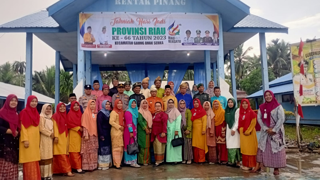 Hadiri Upacara HUT Riau ke 66 Babinsa Koramil 05/Gas kopda Umar Nasution Harap Riau Selalu Unggul