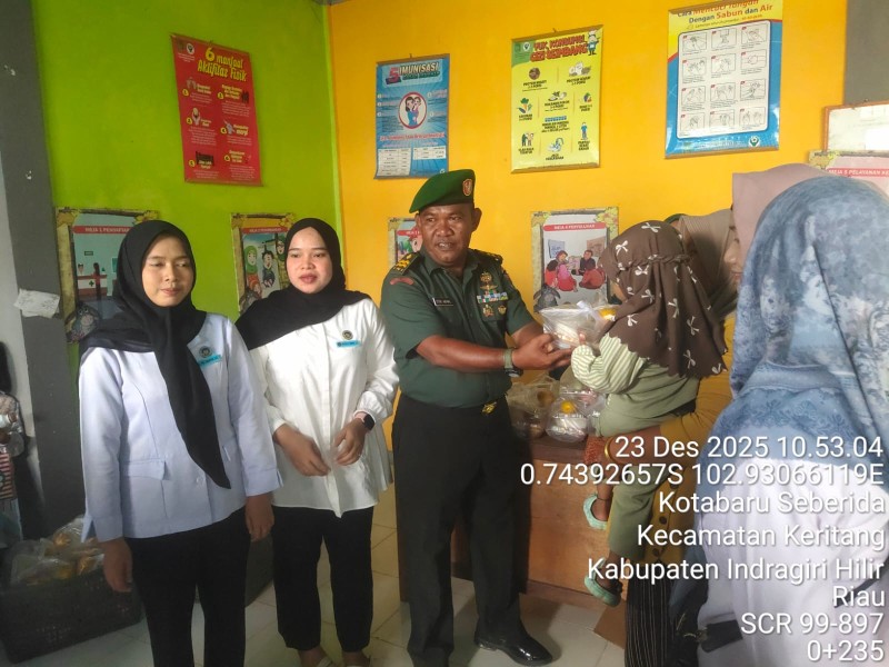 Koramil 09/Kemuning Dukung Program SPPG KOTA BARU SEBERIDA