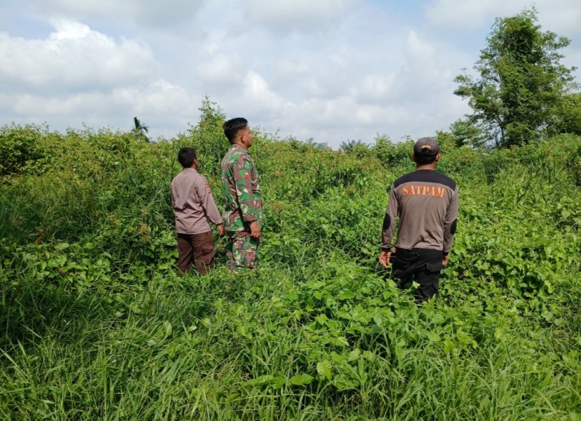 Babinsa 05/Gas Pratu Riky Sormin Lakukan Patroli karlahut Di Desa Binaan