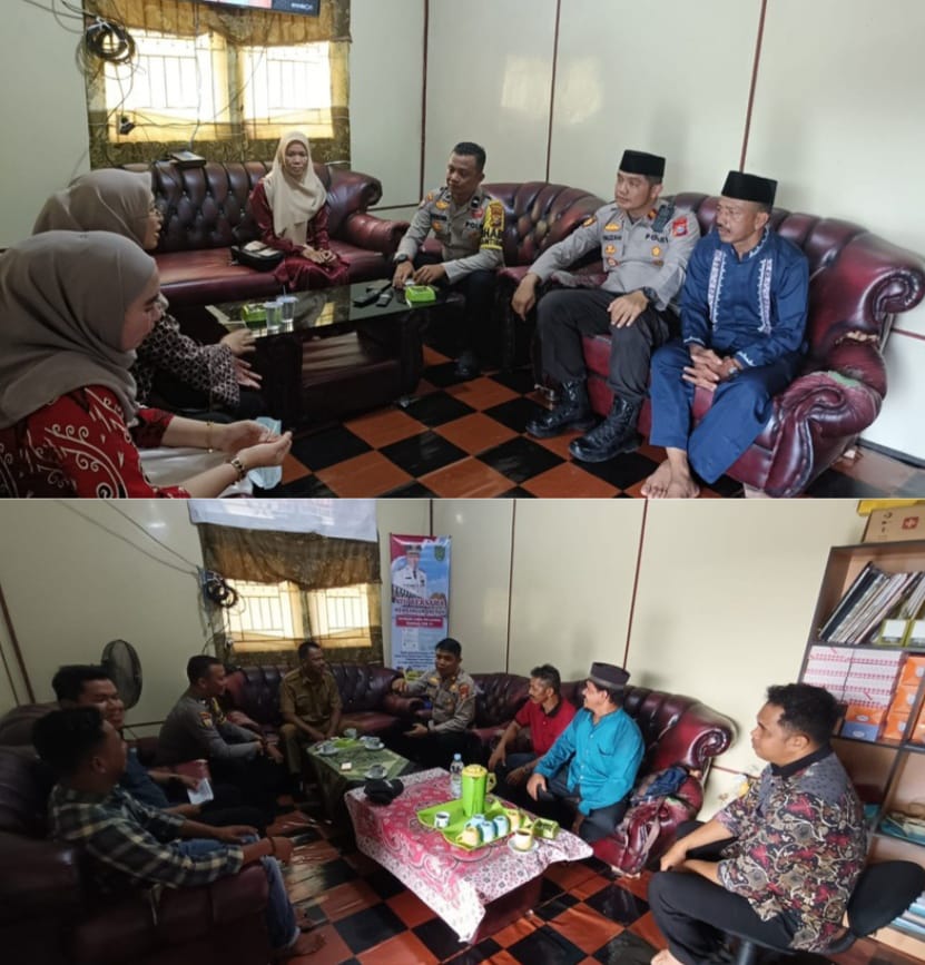 Cooling System, Kapolsek Gas Ajak Masyarakat Desa Sei. Iliran Wujudkan Pilkada Serentak Sejuk dan Damai