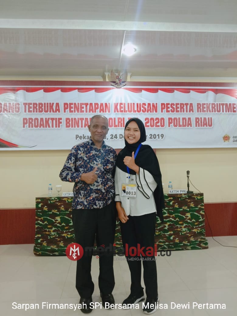 Berasal dari Inhil, Melisa Dewi Pratama Polwan Pertama dari Suku Duanu di Riau