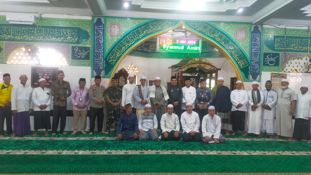 Danramil 03/Tpl Hadiri Haul Jamak dan Do'a Bersama Menyambut Bulan Suci Ramadhan 1445 H