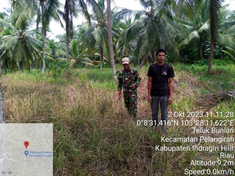 Demi Kesehatan, Babinsa Koramil 10/Pelangiran Terus Lakukan Pemantauan Terhadap Karlahut
